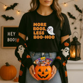 Mehr Boos weniger Boo-Hoo Halloween Ghost & Bevera T-Shirt