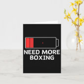 Mehr Boxing Karte (Gelbe Blume)