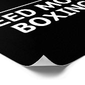 Mehr Boxing Poster (Ecke)