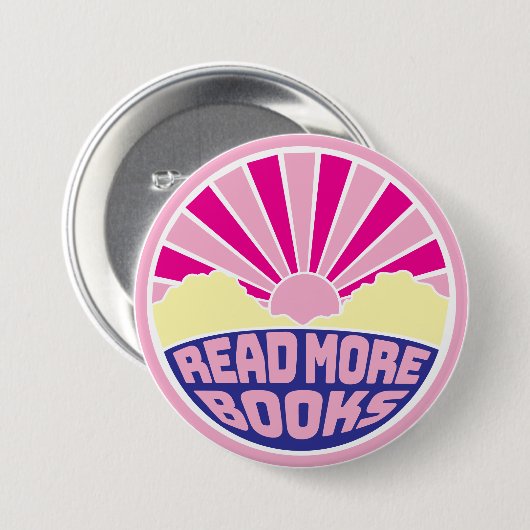 Mehr Bücher lesen Button (Vorne & Hinten)