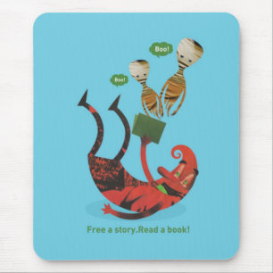 Mehr Bücher lesen Mousepad