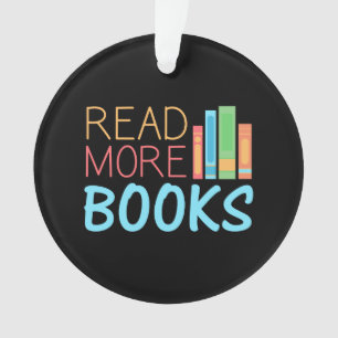 Mehr Bücher lesen Ornament