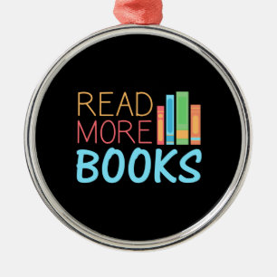 Mehr Bücher lesen Ornament Aus Metall