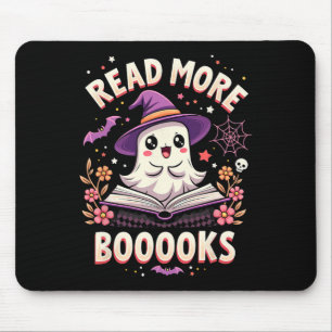 Mehr Bücher lesen Süßes Gespenst Buch Lustige Lehr Mousepad