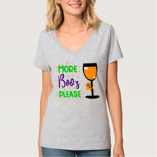 Mehr Buhs bitte T-Shirt Süßes Halloween-T-Shirt