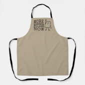 Mehr Butter jetzt Niedlichen Funny Brot Slice Prot Schürze (Vorderseite)