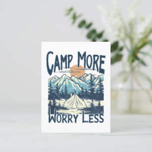 Mehr Camp, weniger Besorgnis erregend - Naturerleb Postkarte