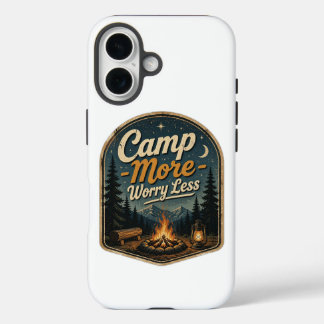 Mehr campen, weniger Sorgen – Vintage-Camping-Aben iPhone 16 Hülle