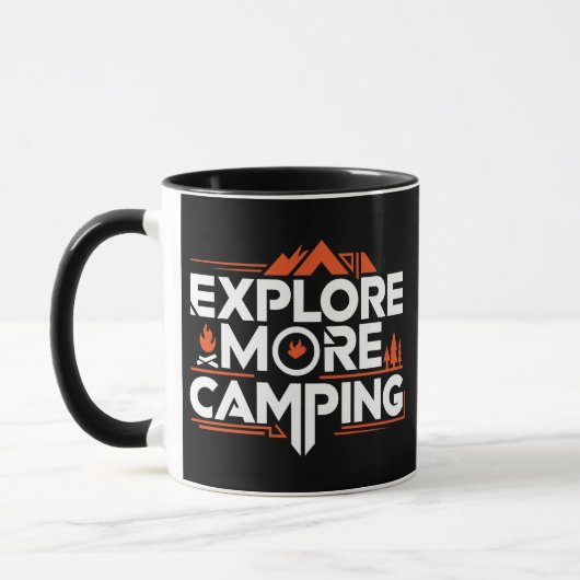 Mehr Camping, Abenteuer-Tasse Tasse (Links)
