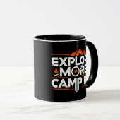 Mehr Camping, Abenteuer-Tasse Tasse (VorderseiteRechts)