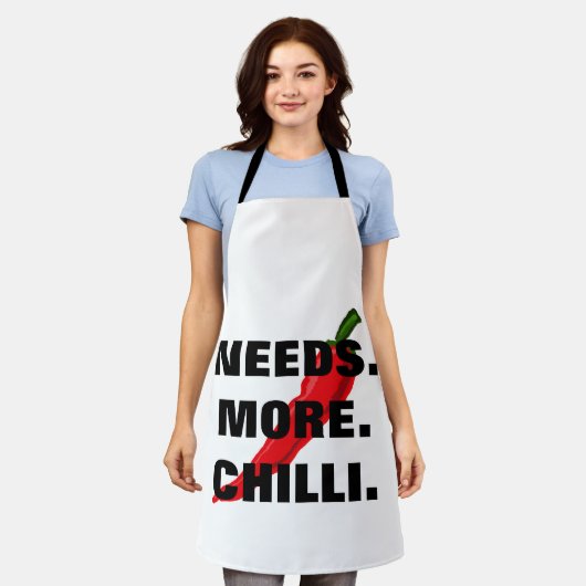 Mehr Chili Schürze (Getragen)