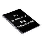 Mehr Chill Journal Notizblock (Rechte Seite)