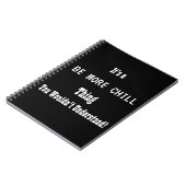 Mehr Chill Journal Notizblock (Linke Seite)