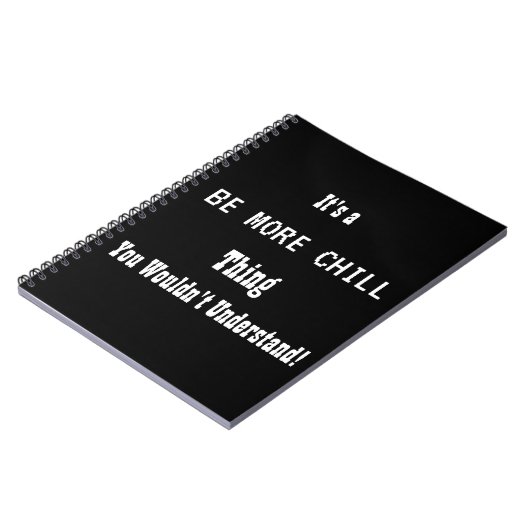 Mehr Chill Journal Notizblock (Linke Seite)