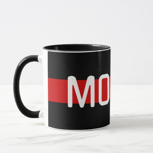 MEHR Code-Red Line-Design Tasse (Links)
