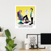 Mehr Computerunterbrechungen Poster (Heimbüro)