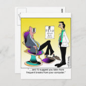 Mehr Computerunterbrechungen Postkarte (Vorne/Hinten)