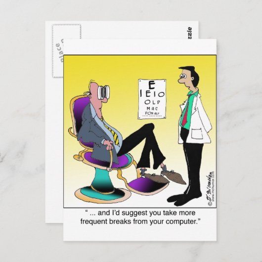 Mehr Computerunterbrechungen Postkarte (Vorne/Hinten)