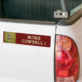 Mehr Cowbell Autoaufkleber (Auf Lkw)