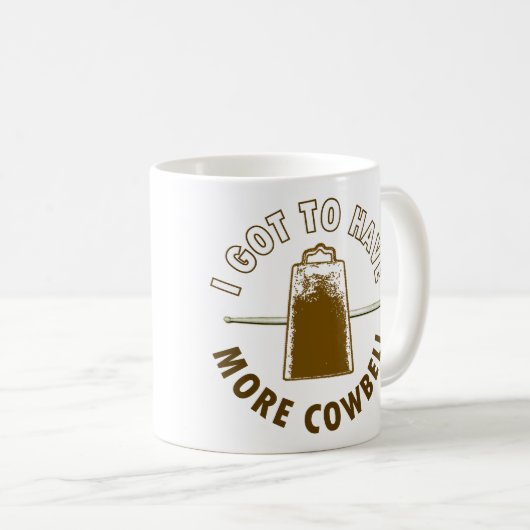 MEHR COWBELL KAFFEETASSE (VorderseiteRechts)