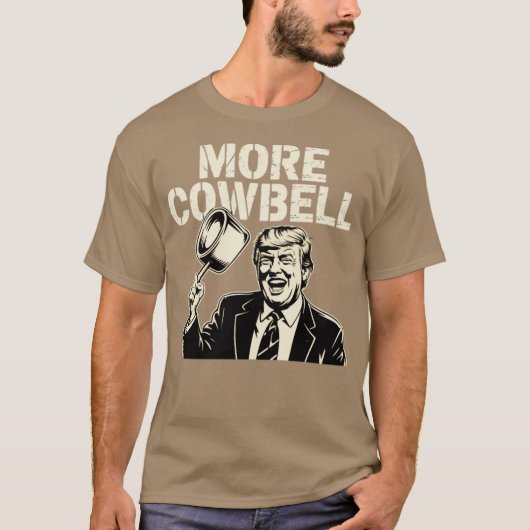 Mehr Cowbell T-Shirt (Vorderseite)