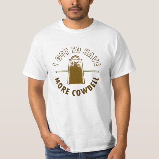 MEHR COWBELL - T-Shirt (Vorderseite)