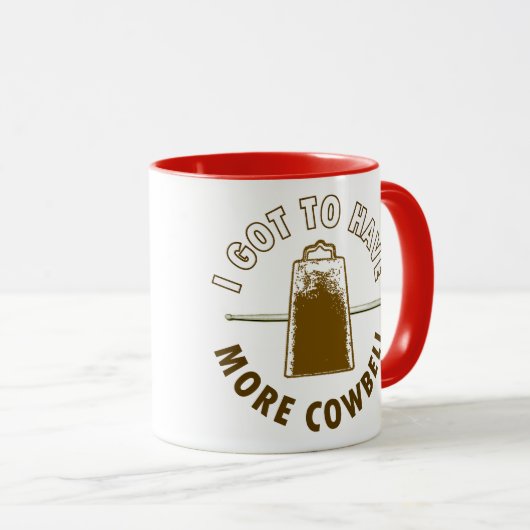 MEHR COWBELL - TASSE (VorderseiteRechts)