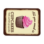 Mehr Cupcakes Magnet (Horizontal)