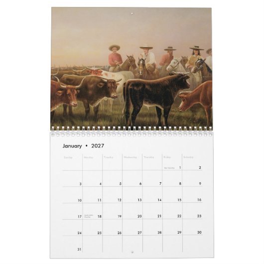 Mehr des Olds West2014 Kalender (Jan 2027)