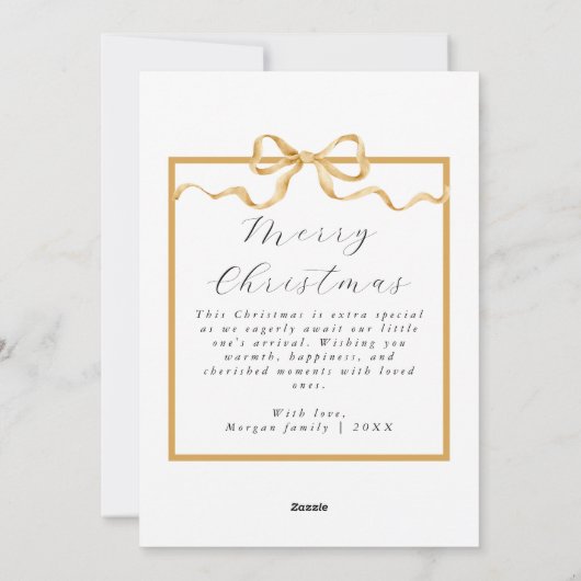 Mehr die heiße Schwangerschaft Ankündigung (Rückseite)