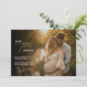 Mehr Die Merrier Christmas 2. Baby Ankündigung (Stehend Vorderseite)