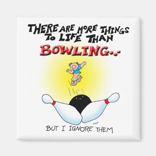 Mehr Dinge als Bowling Magnet (Vorne)