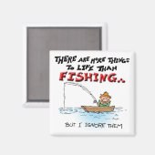 Mehr Dinge als Fischen Magnet (Vorderseite/Rückseite)