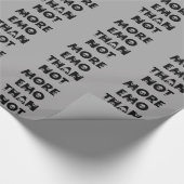 MEHR EMO ALS NICHT DUNKEL SCHWARZ GRAU GRAU SKULLS GESCHENKPAPIER (Ecke)