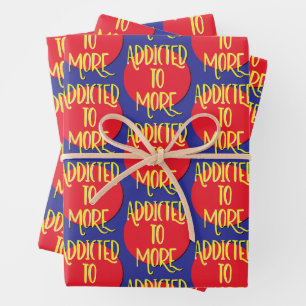 Mehr Erholung-Slogan Geschenkpapier Set