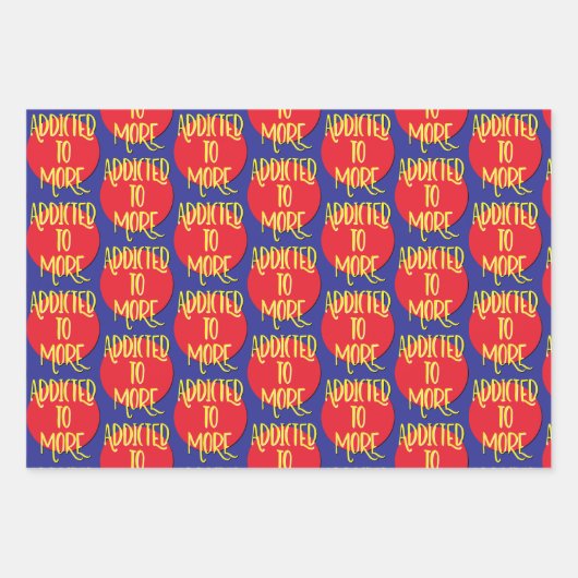 Mehr Erholung-Slogan Geschenkpapier Set (Vorderseite 3)