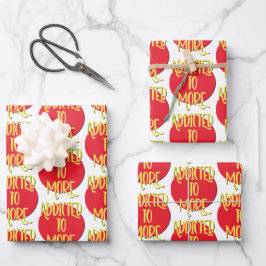 Mehr Erholung-Slogan Geschenkpapier Set