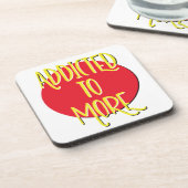 Mehr Erholung-Slogan Getränkeuntersetzer (Linke Seite)