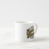 Mehr Espresso Weniger Depresso Espressotasse (Vorderseite Rechts)