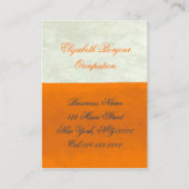 Mehr Farbe~ Visitenkarten groß Visitenkarte (Rückseite)