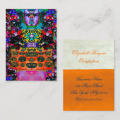 Mehr Farbe~ Visitenkarten groß Visitenkarte (Vorne/Hinten)