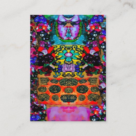 Mehr Farbe~ Visitenkarten groß Visitenkarte (Vorderseite)