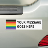 Mehr färben mehr Stolz-Regenbogen kundengerechtes Autoaufkleber (Auf Auto)