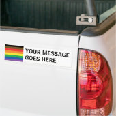 Mehr färben mehr Stolz-Regenbogen kundengerechtes Autoaufkleber (Auf Lkw)