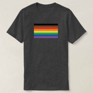 Mehr färben mehr Stolz-Regenbogen kundengerechtes T-Shirt