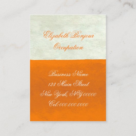 Mehr Farben - Visitenkarten groß Visitenkarte (Rückseite)