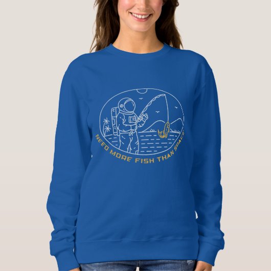 Mehr Fisch als Platz 1 Sweatshirt (Vorderseite)