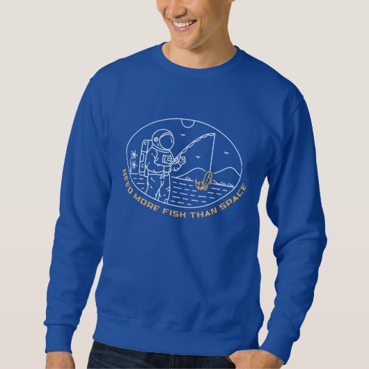 Mehr Fisch als Platz 1 Sweatshirt (Vorderseite)