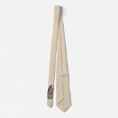 Mehr Fisch - Arbeit weniger! Regenbogenforelle Krawatte (Rückseite)