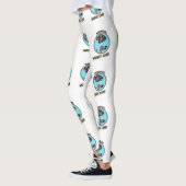 Mehr Fischen Weniger Sorgen Leggings (Links)